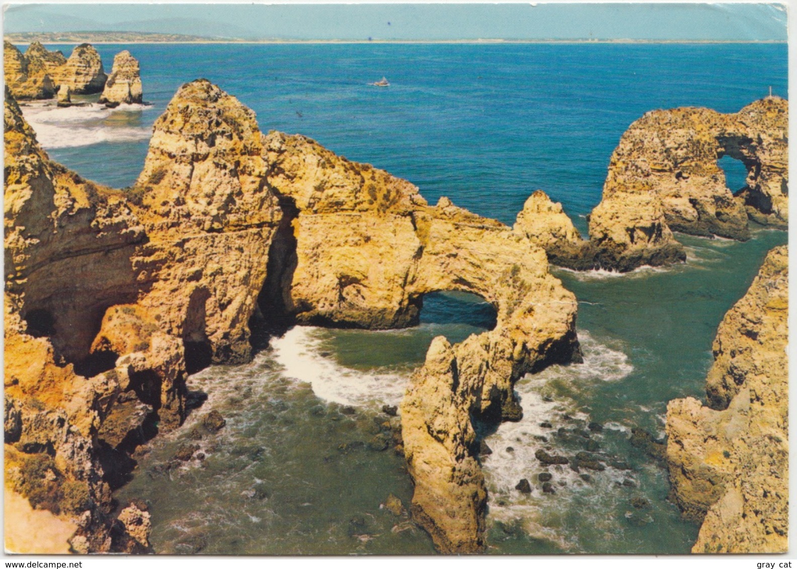 LAGOS ALGARVE, PORTUGAL, Ponta Da Piedade, 1981 Used Postcard [21960] - Andere & Zonder Classificatie