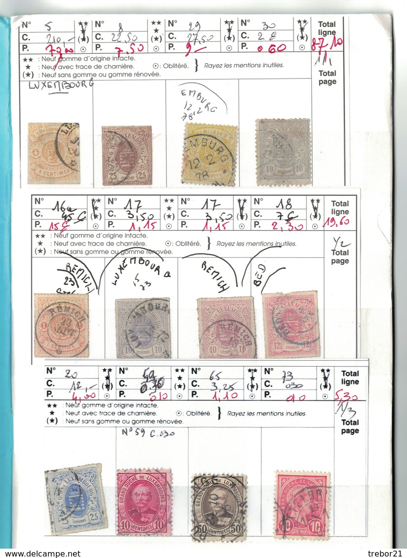 Carnet De Timbres  LUXEMBOURG, IRLANDE - COTE YT =  582 Euros - Collections (with Albums)