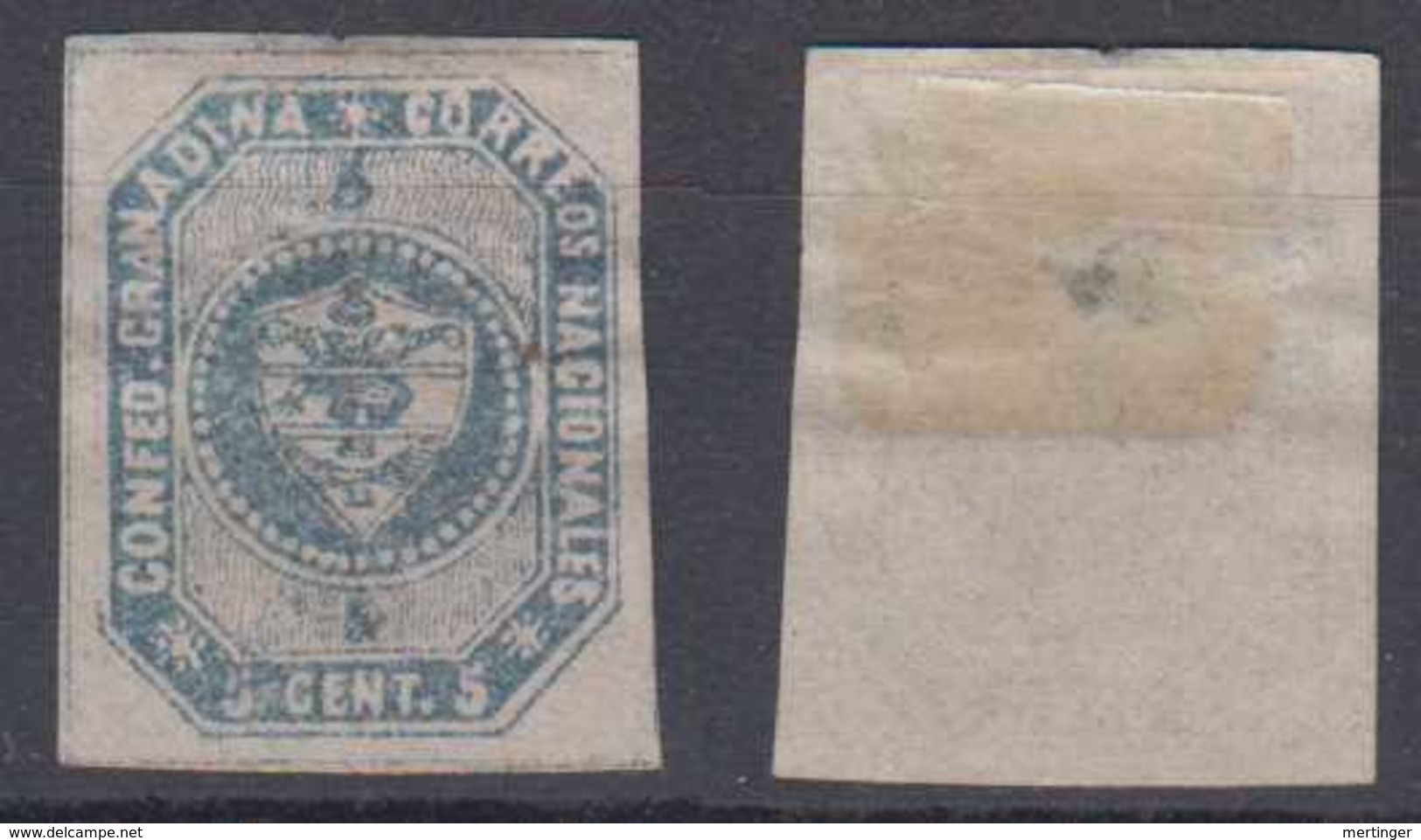 Colombia Mi# 2 B (*) Mint 5c 1859 - Kolumbien