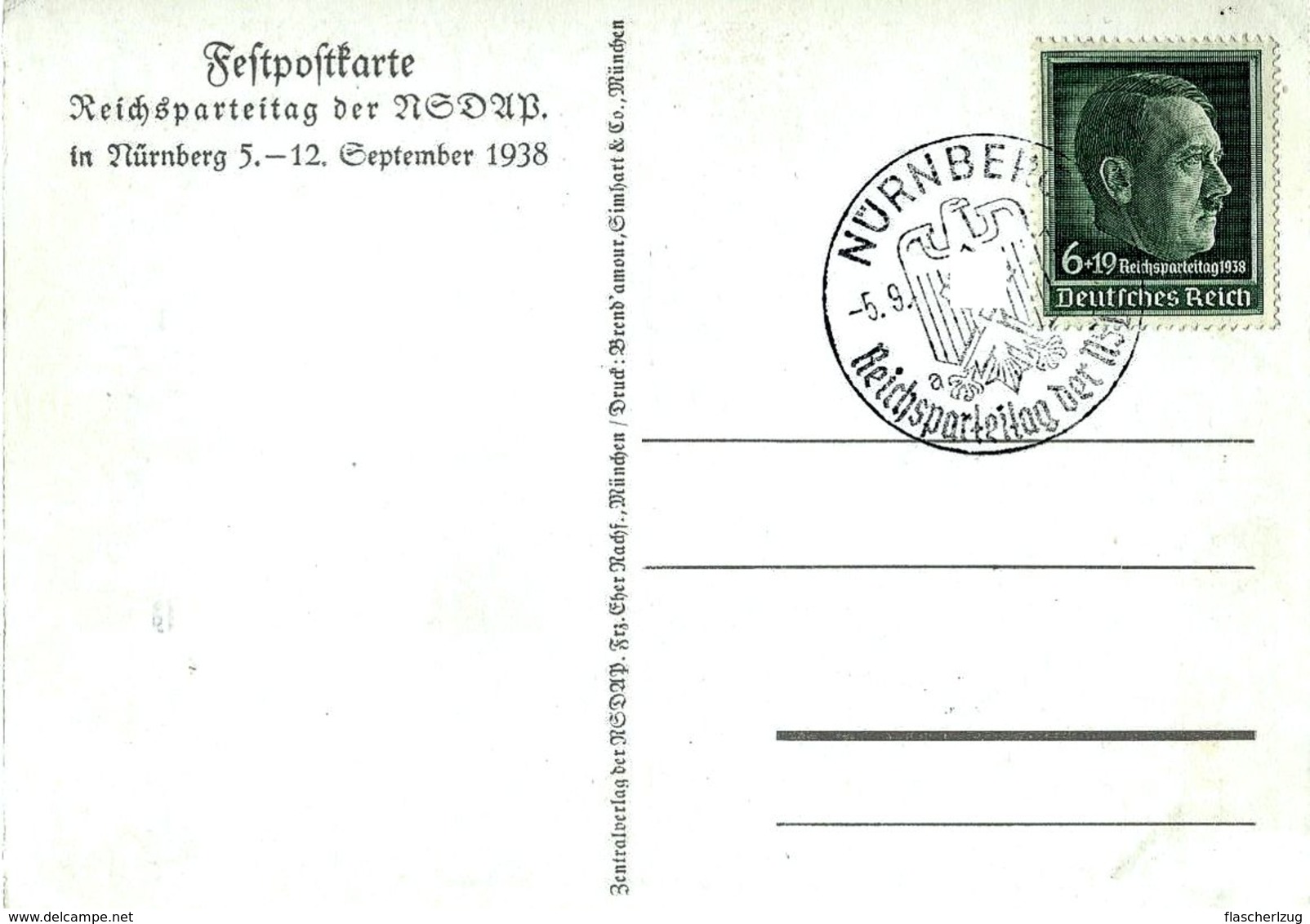 D - Nürnberg - Reichsparteitag - 1938 - Nürnberg