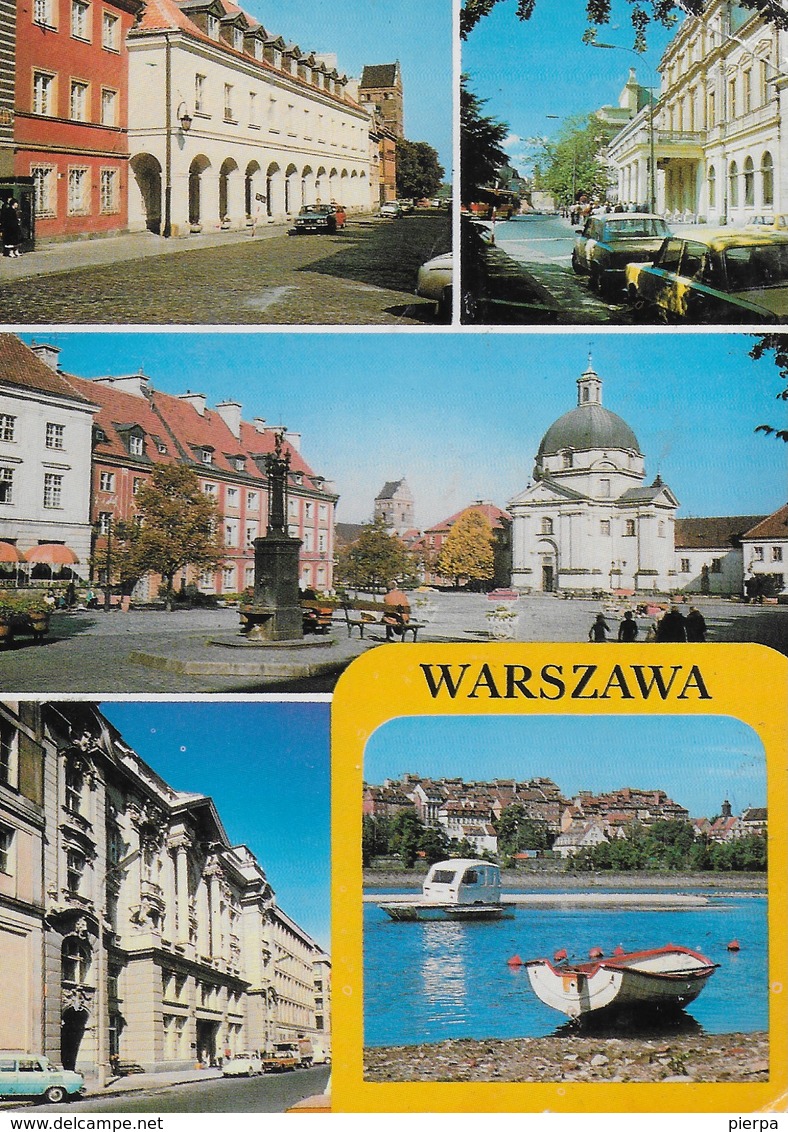 POLONIA - VARSAVIA - VEDUTE DELLA CITTA' - VIAGGIATA 1991 - Polonia