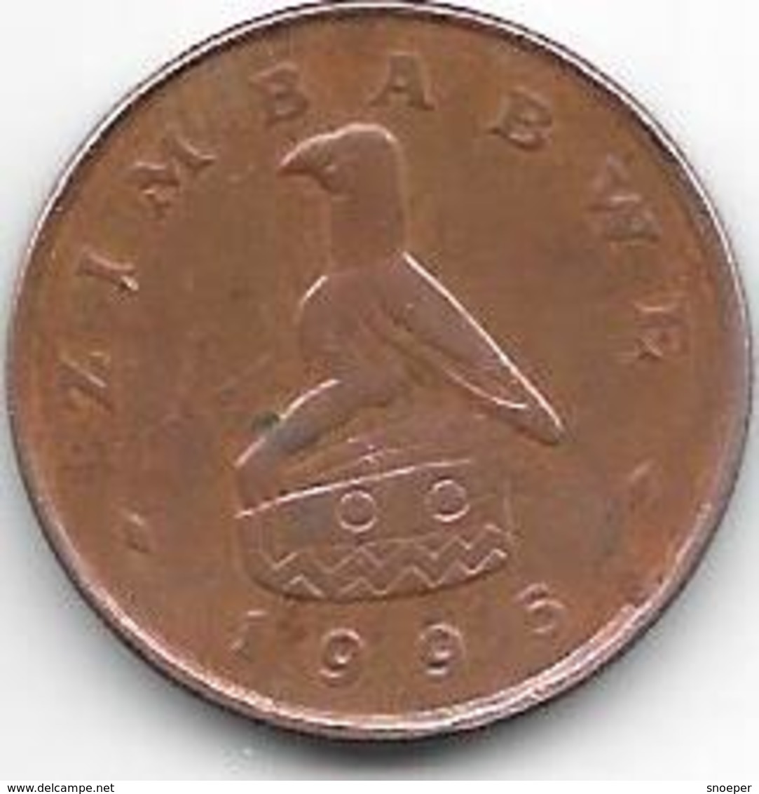 *zimbabwe 1 Cent 1995  Km 1 A - Zimbabwe