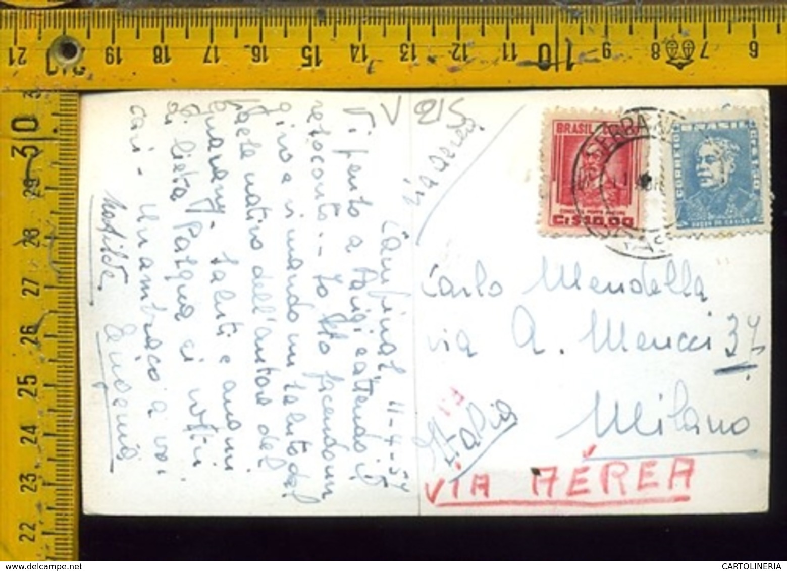 Brasile Brasil Airmail To Italy Campinas - Altri