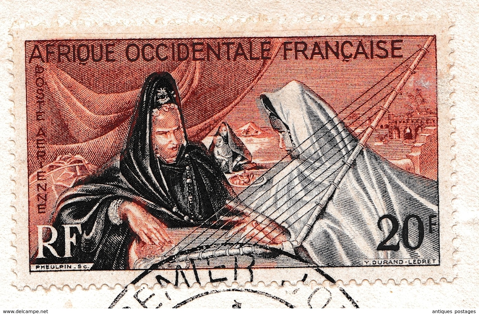 Lettre Nouakchott 1958 Mauritanie A.O.F. Premier Jour D'Émission Inauguration De La Nouvelle Capitale Nouakchott - Autres & Non Classés