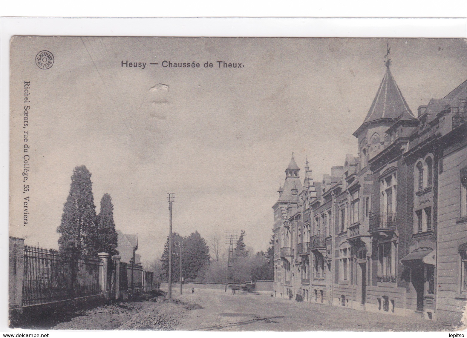 Heusy ACP "Chée De Theux "   1912  Voir Scans - Verviers