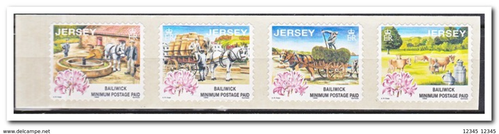 Jersey 1998, Postfris MNH, Flowers, Animals - Jersey