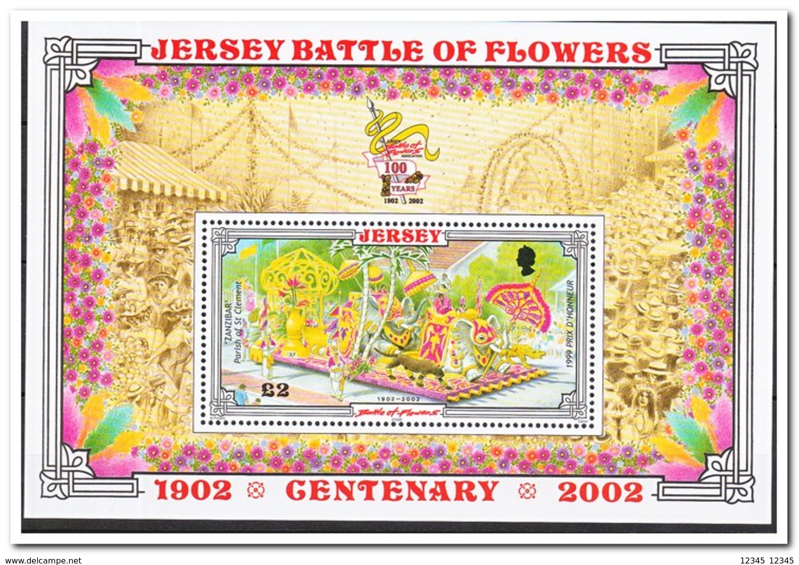 Jersey 2002, Postfris MNH, Battle Of Flowers - Jersey