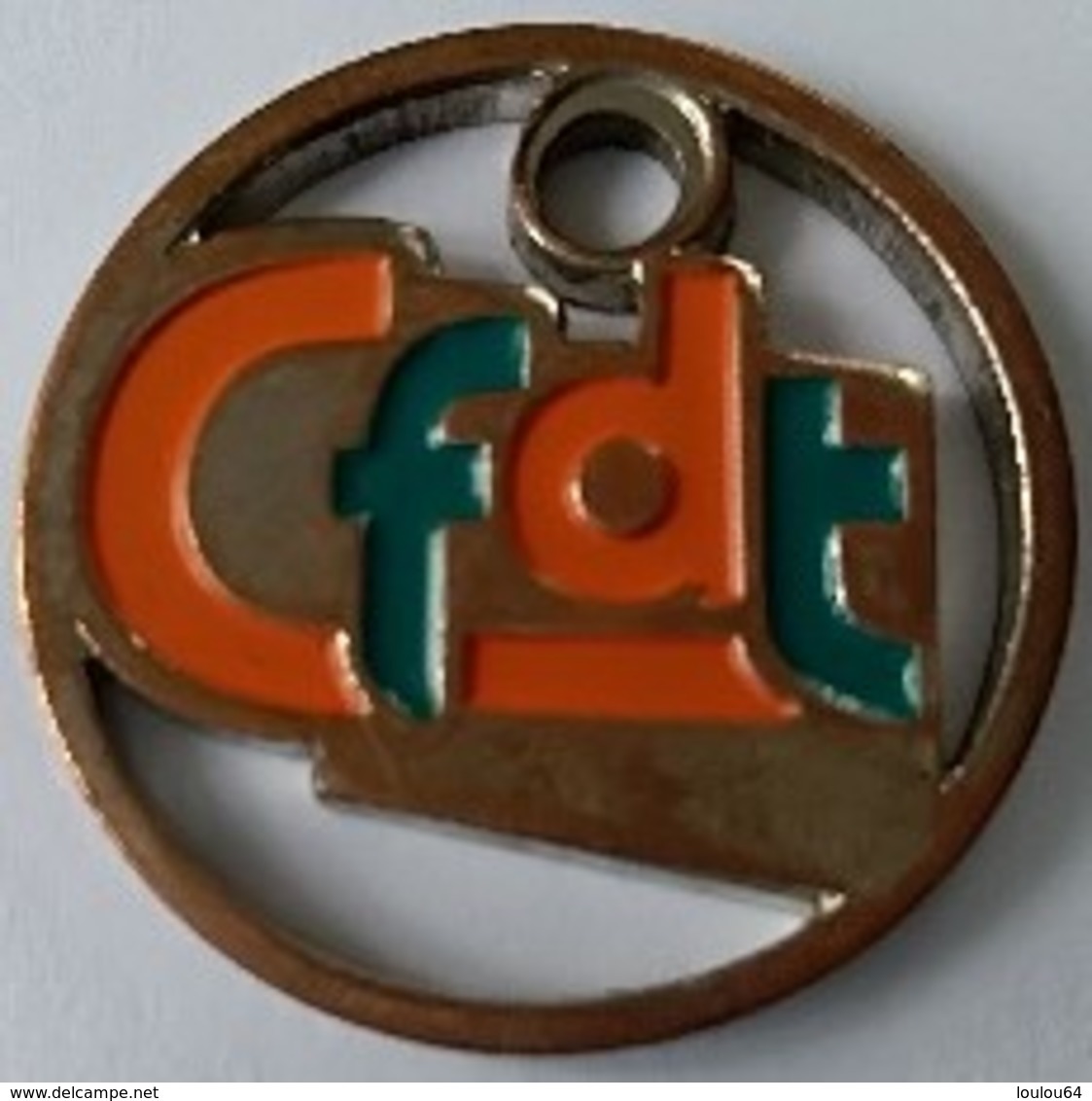 Jeton De Caddie - Syndicat - CFDT - En Métal - - Trolley Token/Shopping Trolley Chip