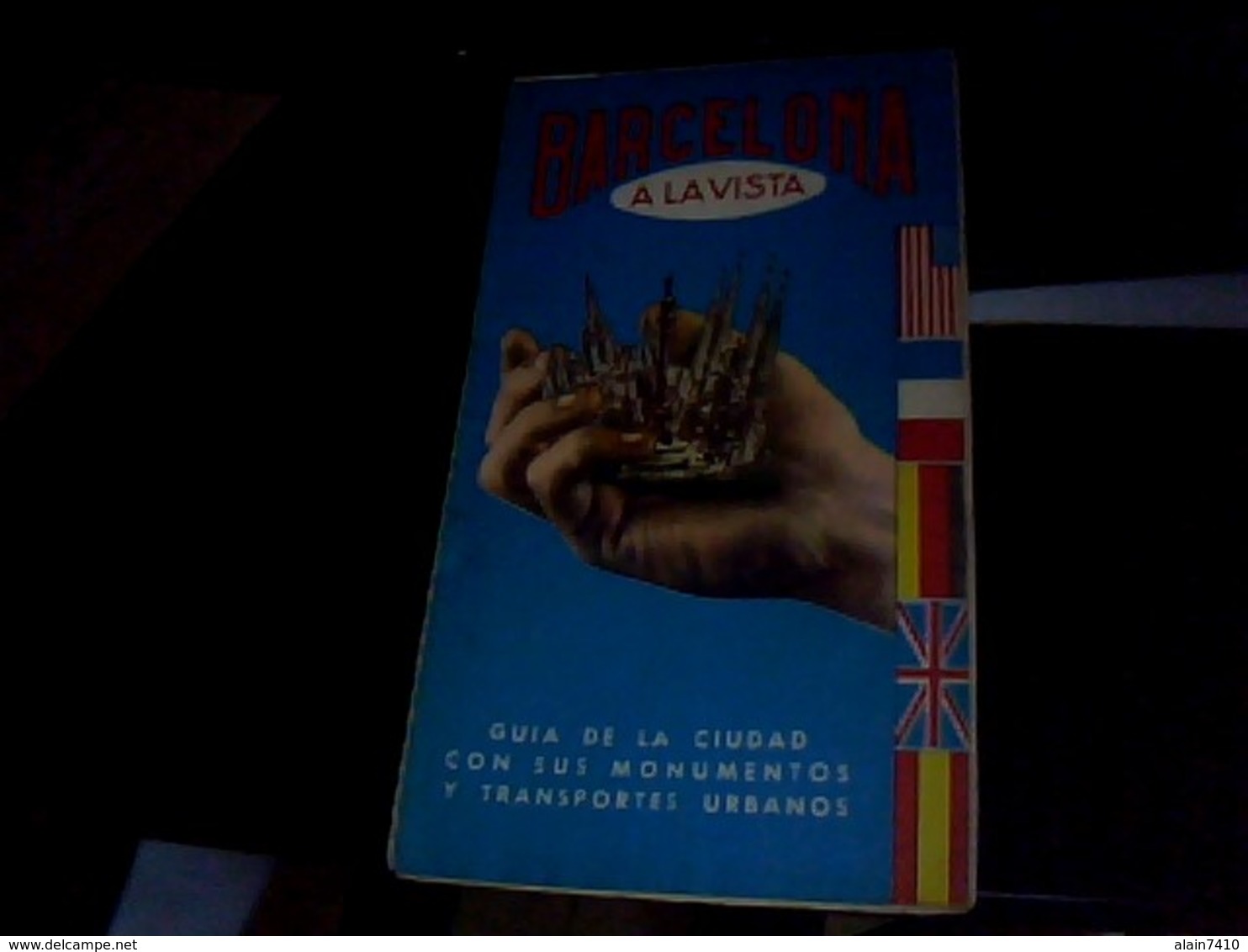 Espagne Dépliant Touristique Carte  Plan Général De  Barcelone   " Barcelona A La  Vista"  Année 1959 écrit En  Espagnol - Dépliants Touristiques