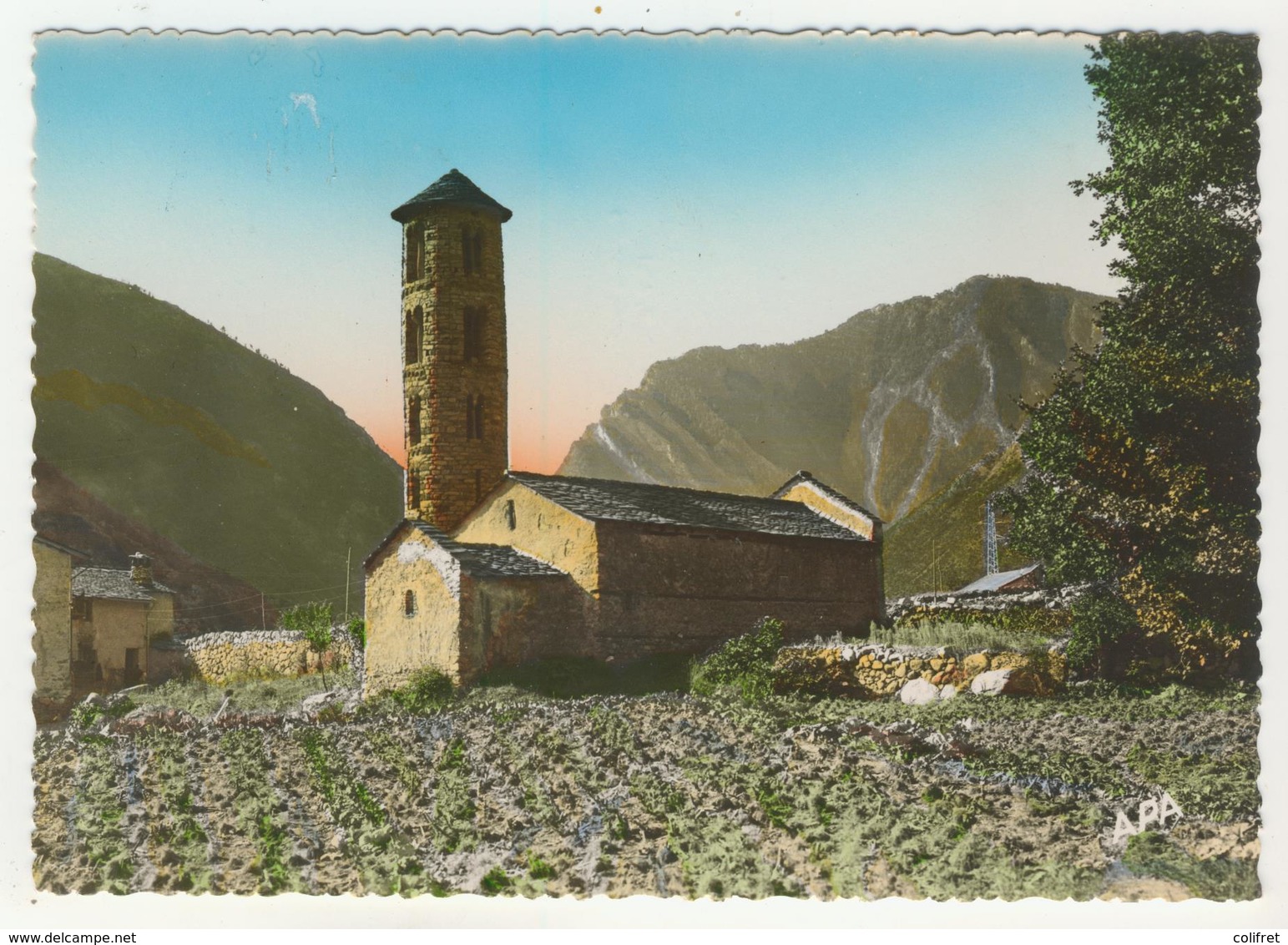 Vallées D'Andorre         Sainte Coloma. Eglise Romaine - Andorre