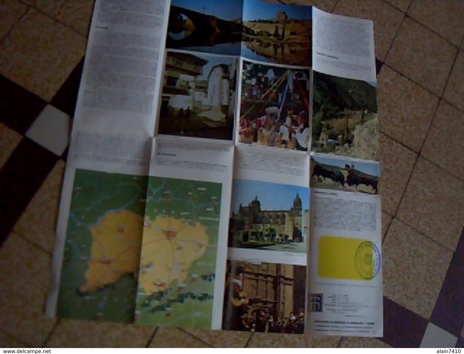 Espagne Dépliant Touristique Carte   Plan De La  Ville De Salamanca   Année  ?? - Dépliants Touristiques