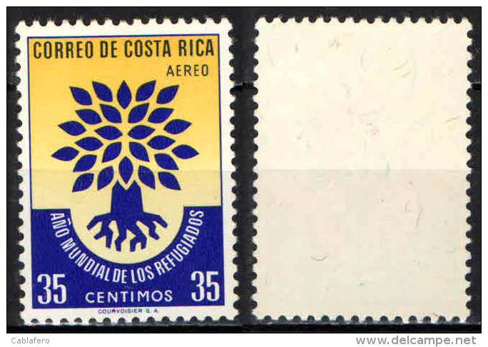 COSTARICA - 1960 - ANNO MONDIALE DEL RIFUGIATO - MH - Costa Rica