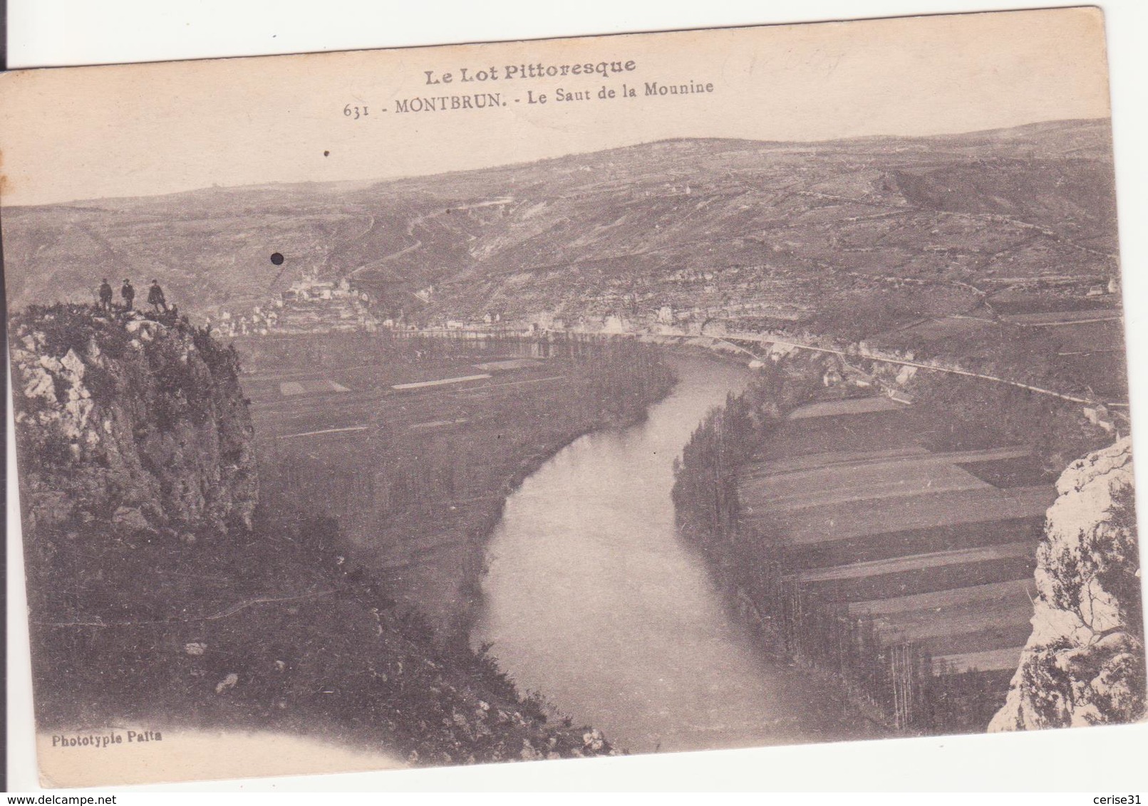 CPA -  631. MONTBRUN Le Saut De La Mounine - Autres & Non Classés