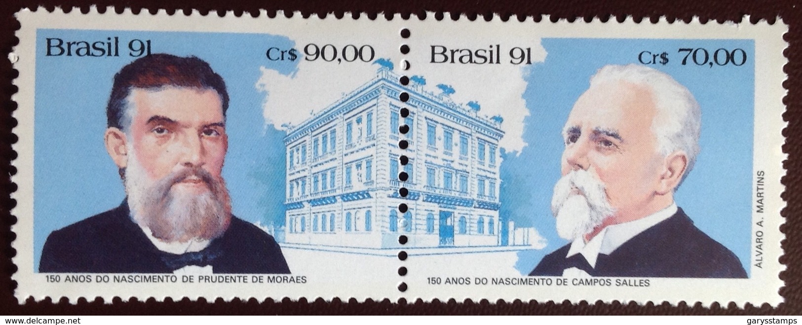 Brazil 1991 Presidents MNH - Unused Stamps