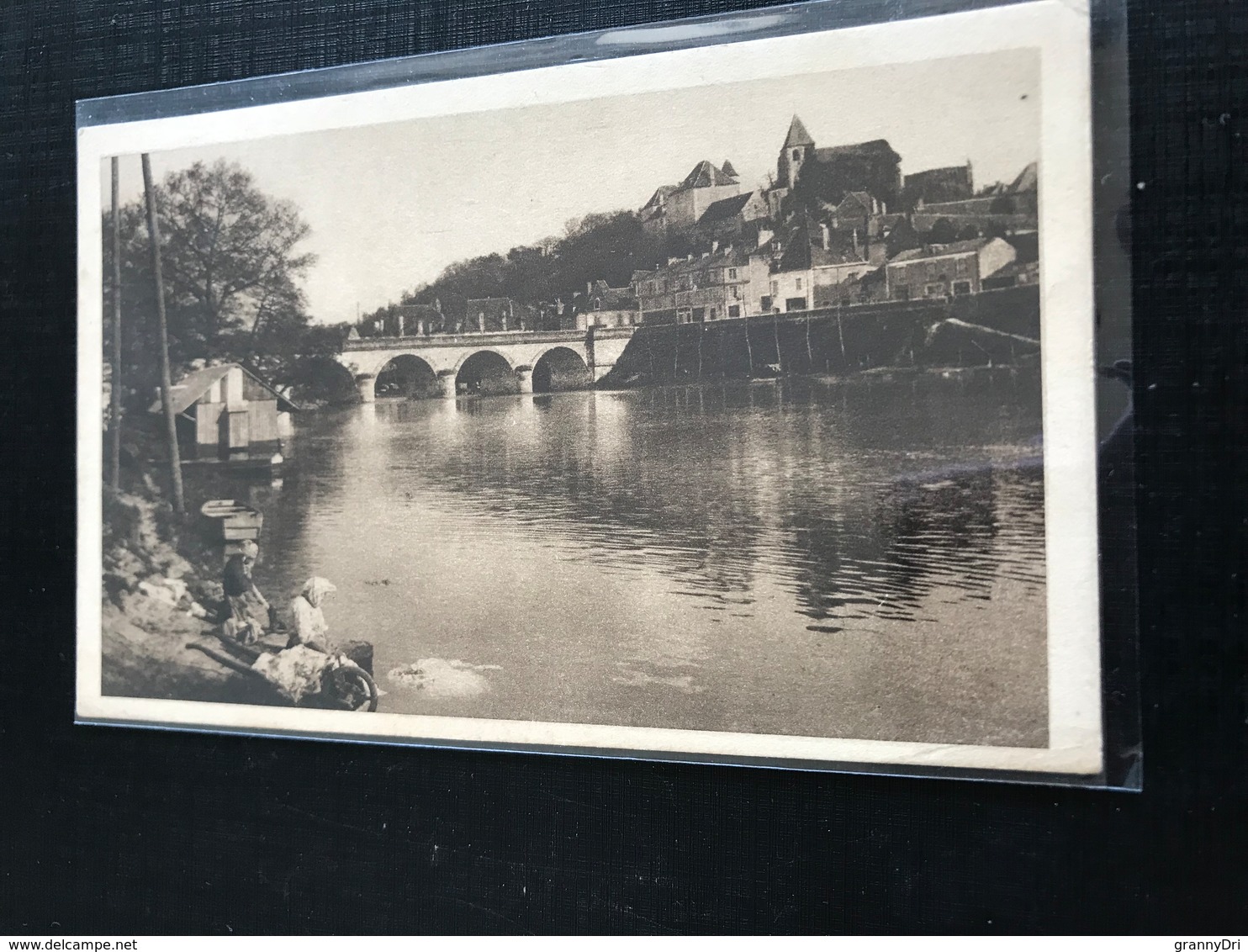 36 Le Blanc  1936 Lavandieres Bateau Lavoir Barque Arche Du Pont Sur La Creuse Chateau - Le Blanc