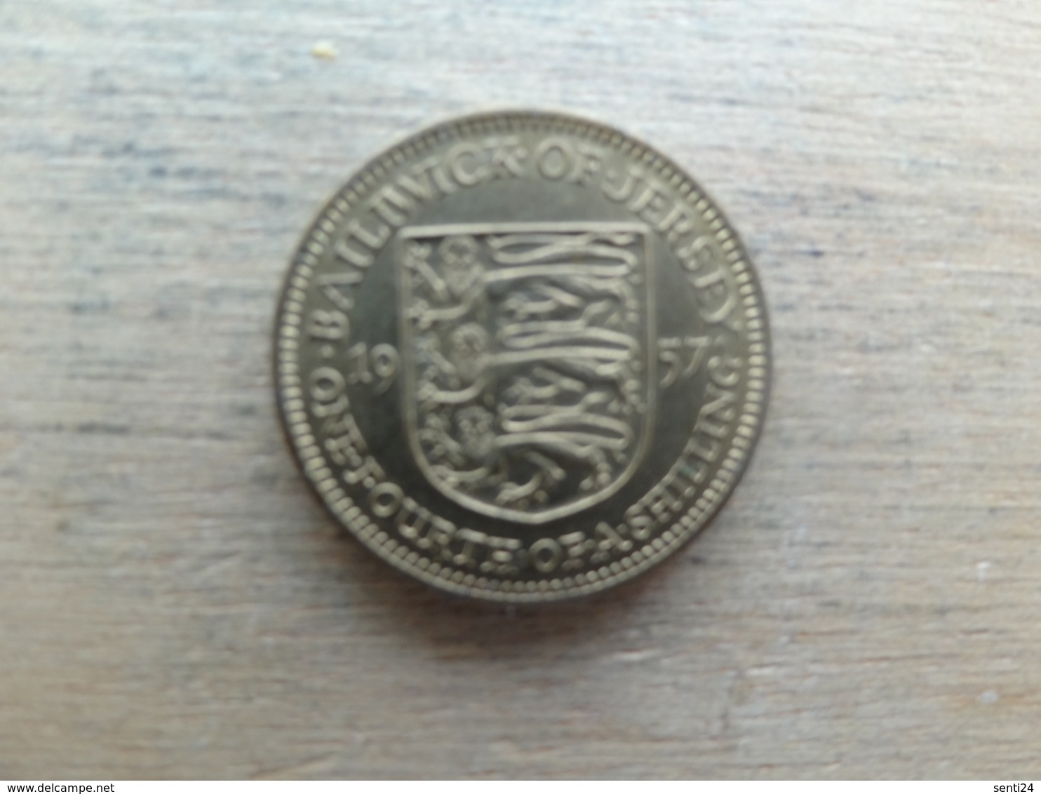 Jersey  1/4 Shilling  1957  Km 22 - Jersey