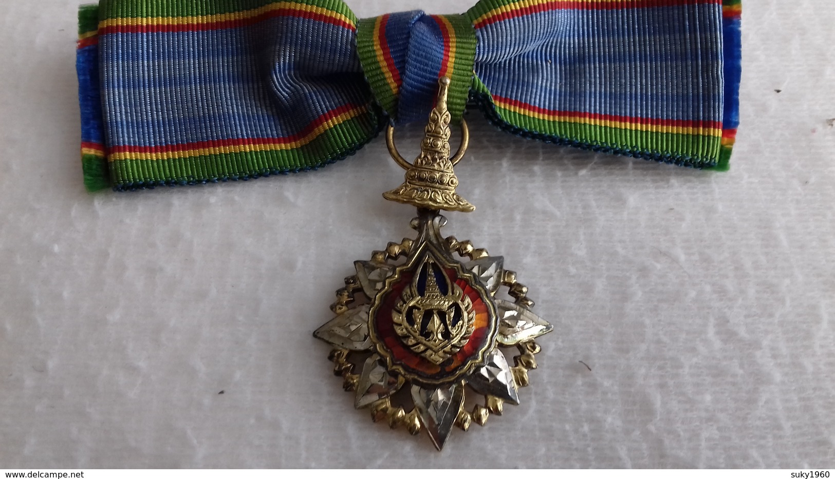 MINIATURE GRAND CROIX COURONNE DE SIAM - Voor 1871