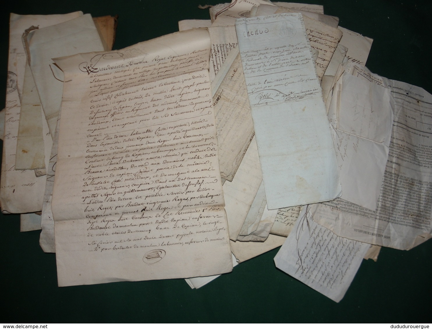 1 LOT ( PLUS DE 180 ) D ACTES NOTARIES :  MARIAGES , ACHATS , VENTES ETC... - Manuscripts