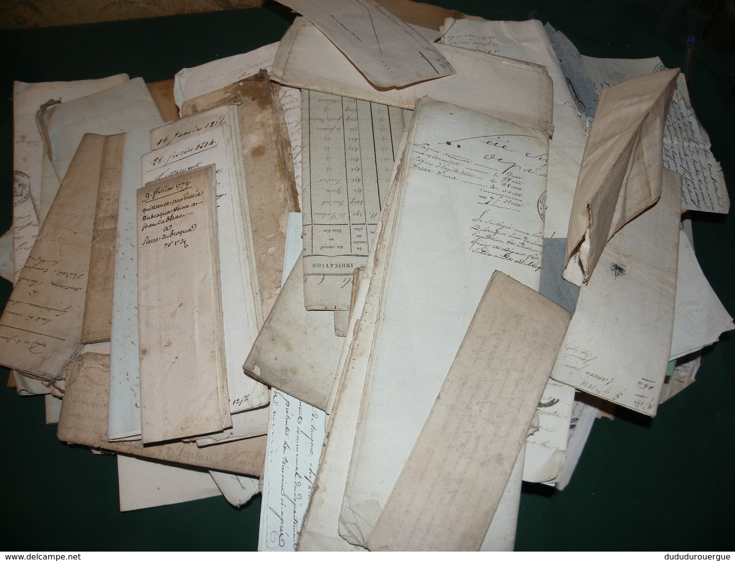 1 LOT ( PLUS DE 180 ) D ACTES NOTARIES :  MARIAGES , ACHATS , VENTES ETC... - Manuscripts