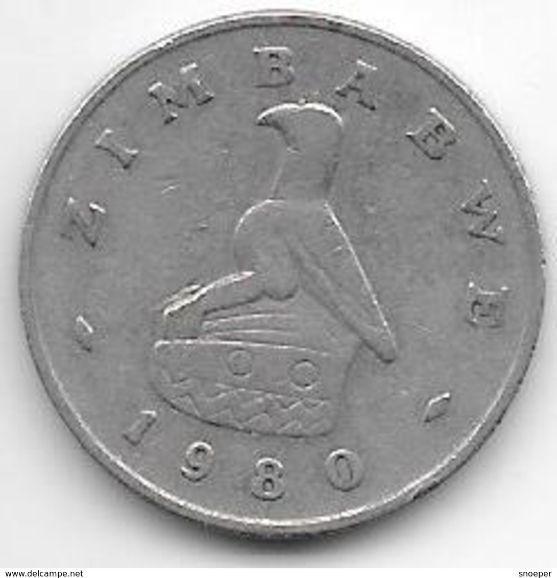Zimbabwe 10 Cents 1980  Km 3 - Zimbabwe