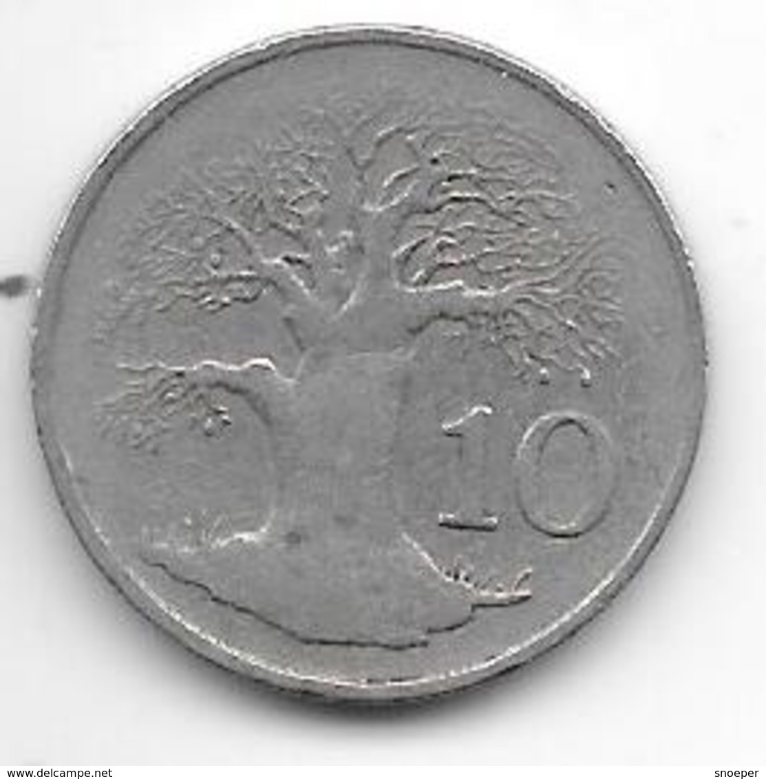 Zimbabwe 10 Cents 1980  Km 3 - Zimbabwe