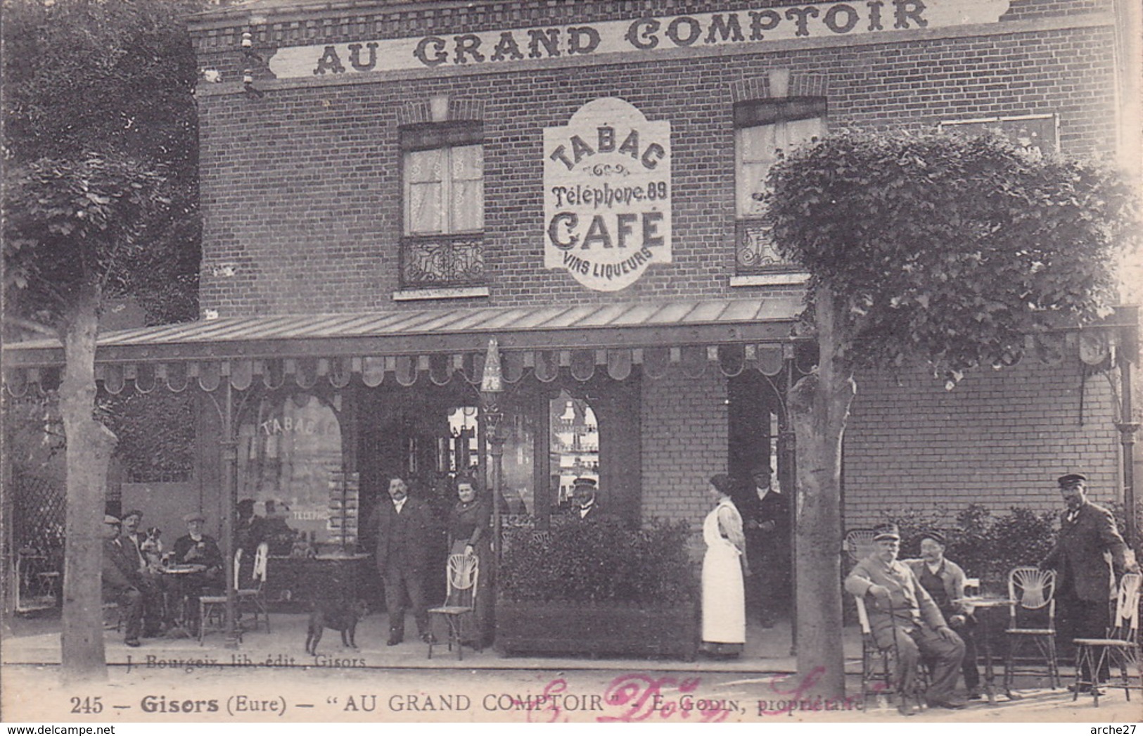 CPA - 27 - GISORS - Au Grand Comptoir - 245 - Gisors