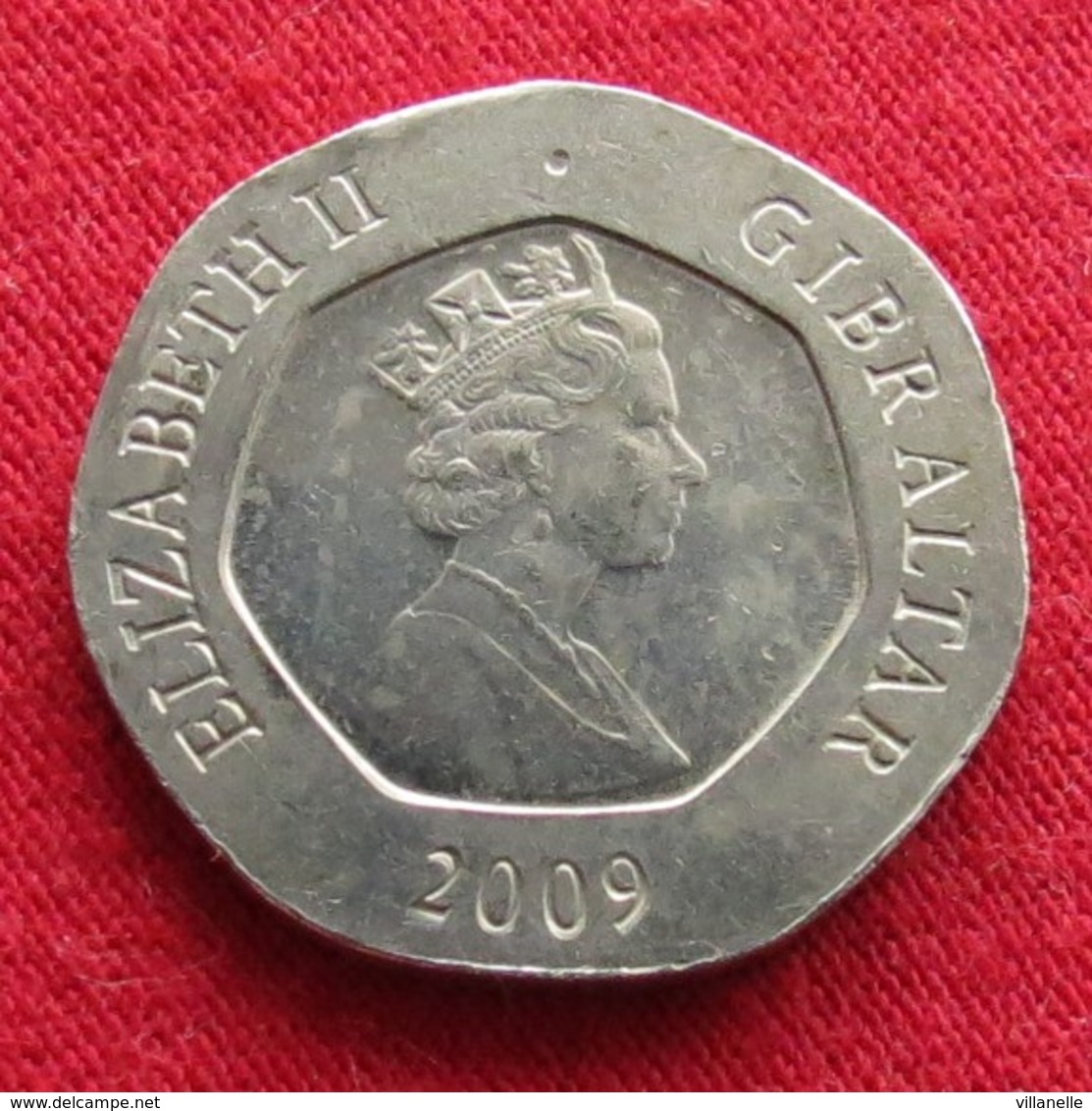 Gibraltar 20 Pence 2009 KM# 1083  Gibilterra - Gibraltar