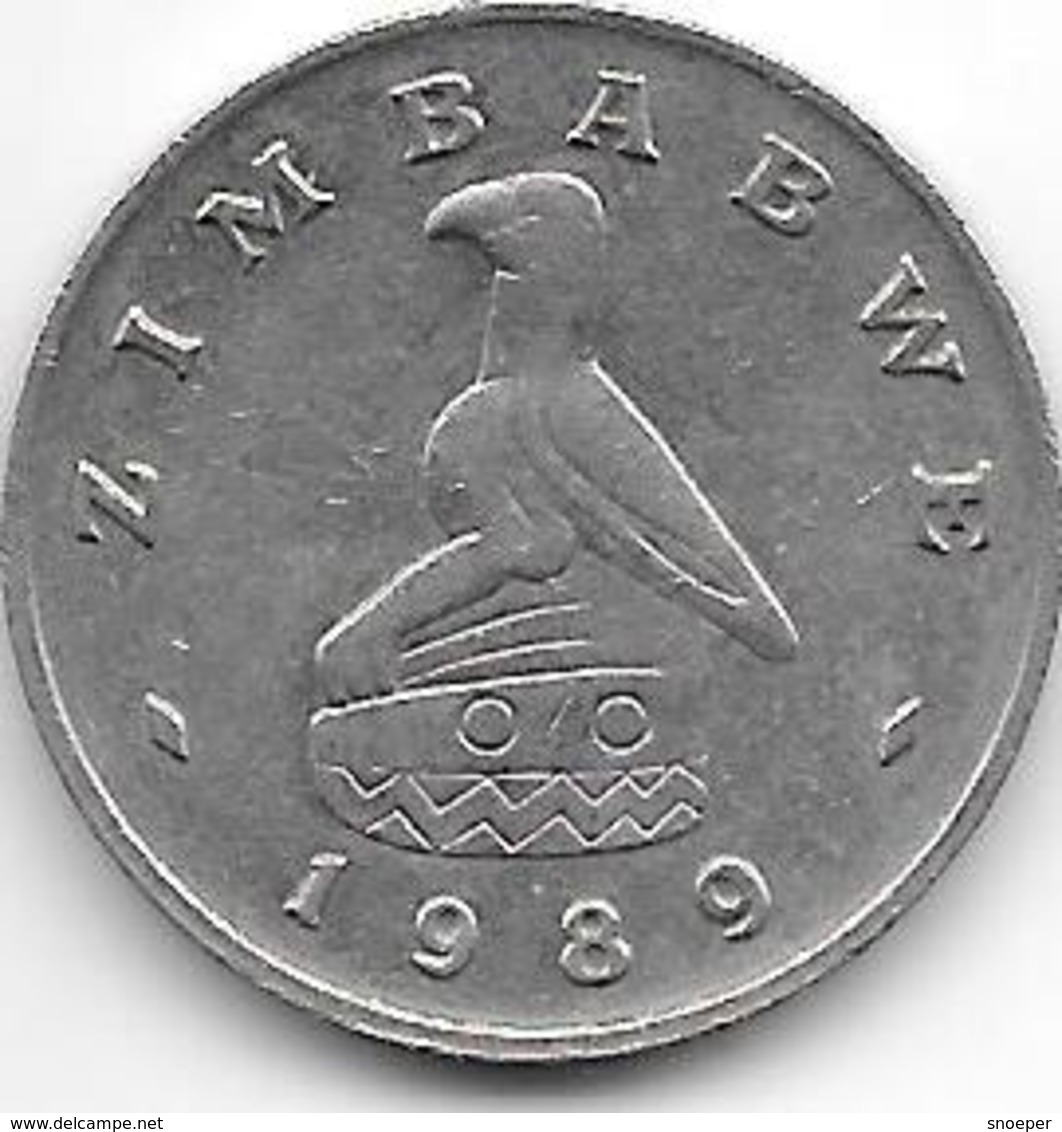 Zimbabwe 20 Cents 1989  Km 4 Xf+ - Zimbabwe