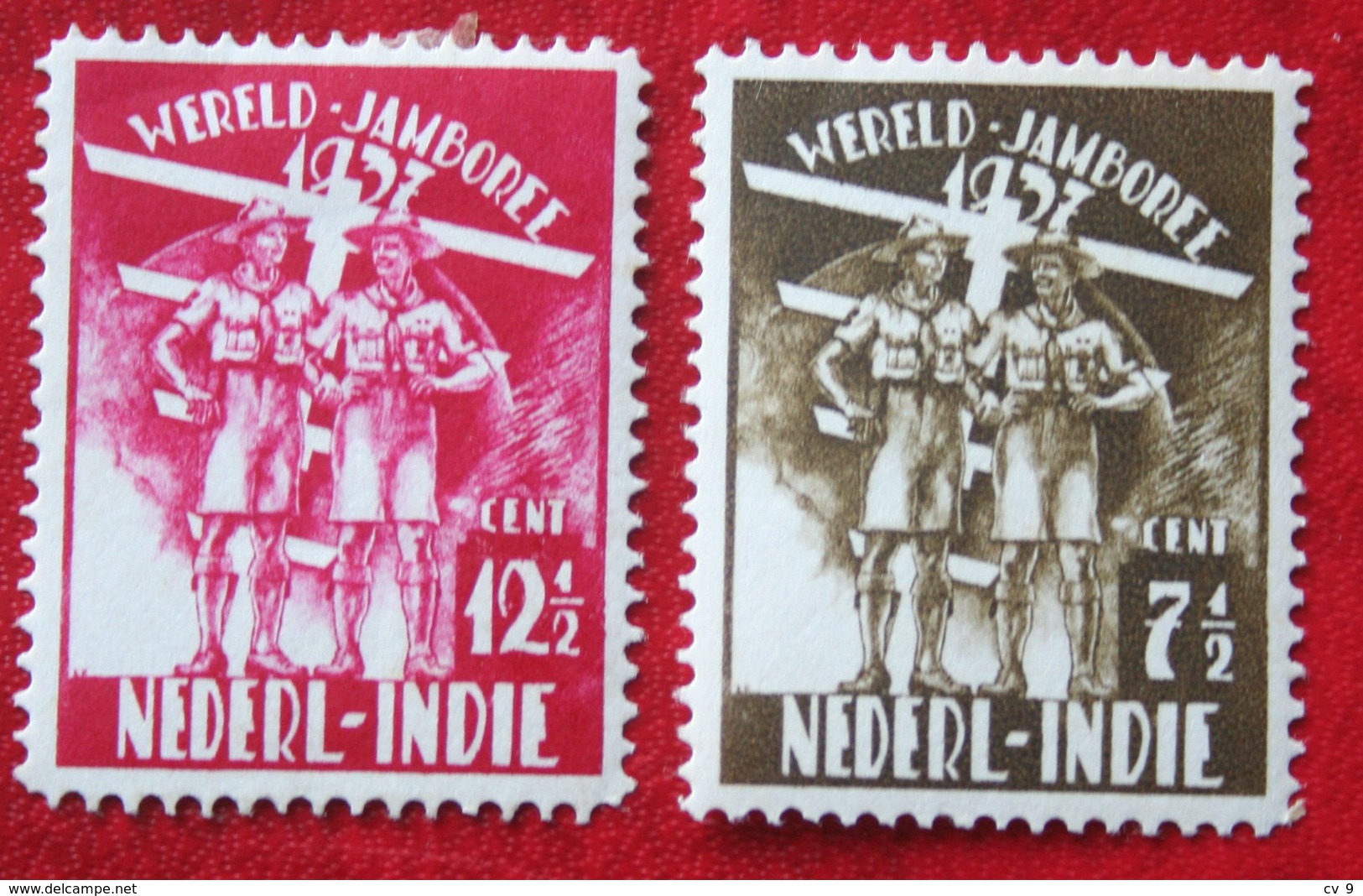 World Jamboree Scouting  NVPH 226-227 1937 Ongebruikt / MH NEDERLAND INDIE / DUTCH INDIES - Netherlands Indies