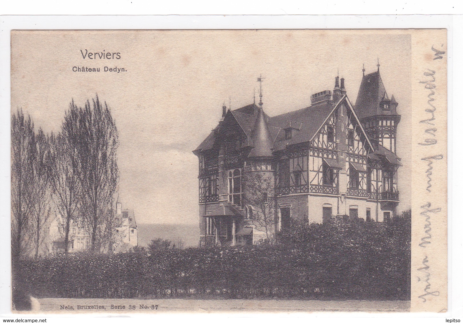VERVIERS ACP Série 38  N°37 De Nels  1903 "Château DEDYN "" Voir Scans - Verviers