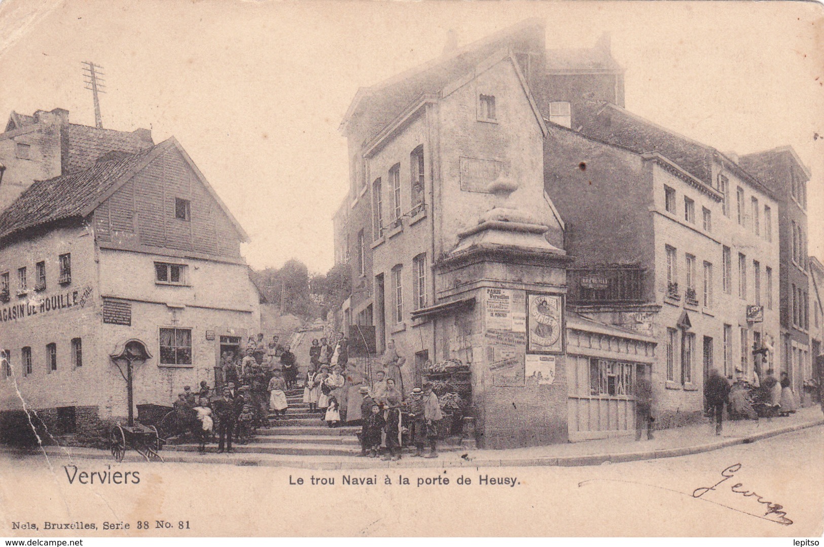 VERVIERS ACP Série 38  N°81 De Nels  1903 "Trou Navai à La Porte De Heusy" Voir Scans - Verviers