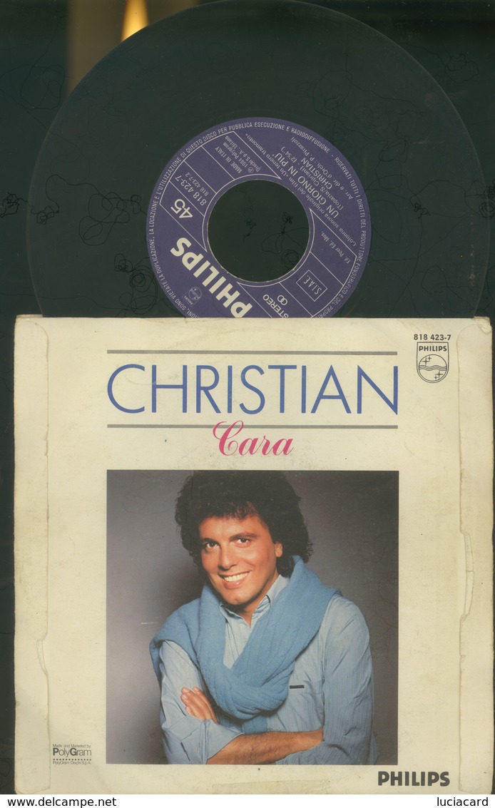 CHRISTIAN -CARA -UN GIORNO IN PIù -DISCO VINILE 1984 - Altri - Musica Italiana