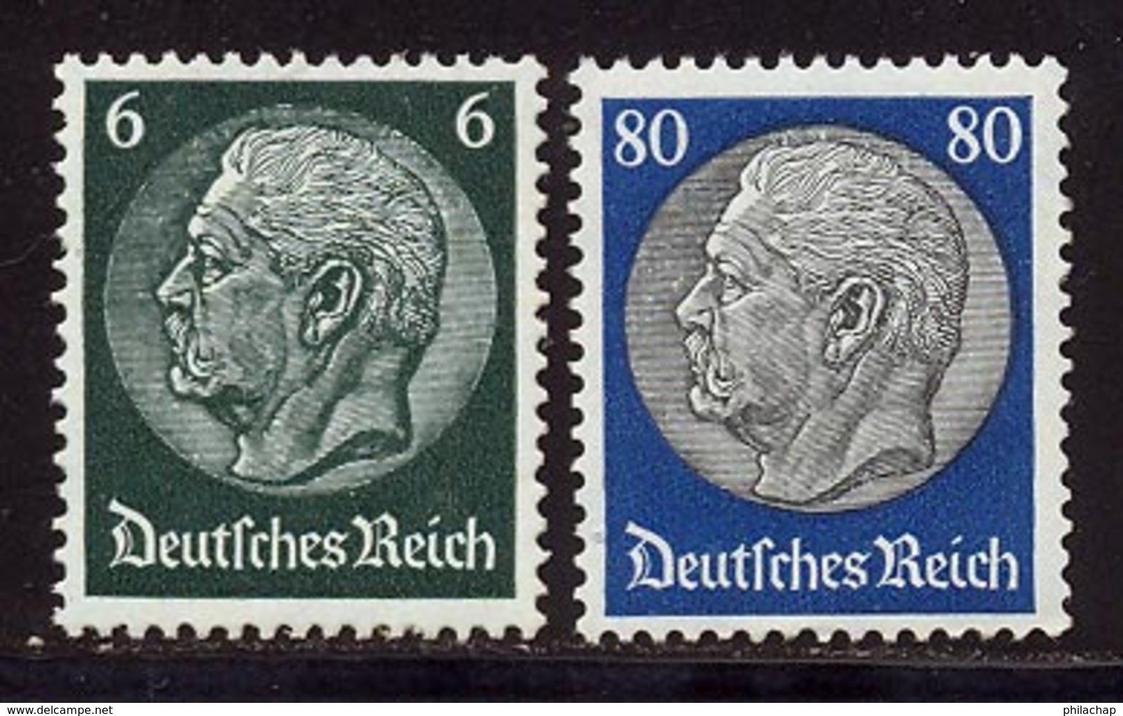 Allemagne Empire 1933 Yvert 487- 497A ** TB - Neufs