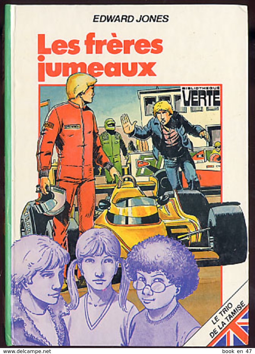 {09805} Edward Jones "Les Frères Jumeaux" Bibliothèque Verte (cartonné). EO (Fr) 1981 " En Baisse " - Bibliotheque Verte