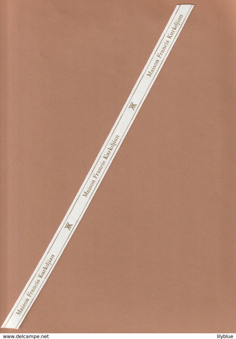 Ruban  Blanc  MaisonFrancis KURKDJIAN   32cm - Modern (from 1961)