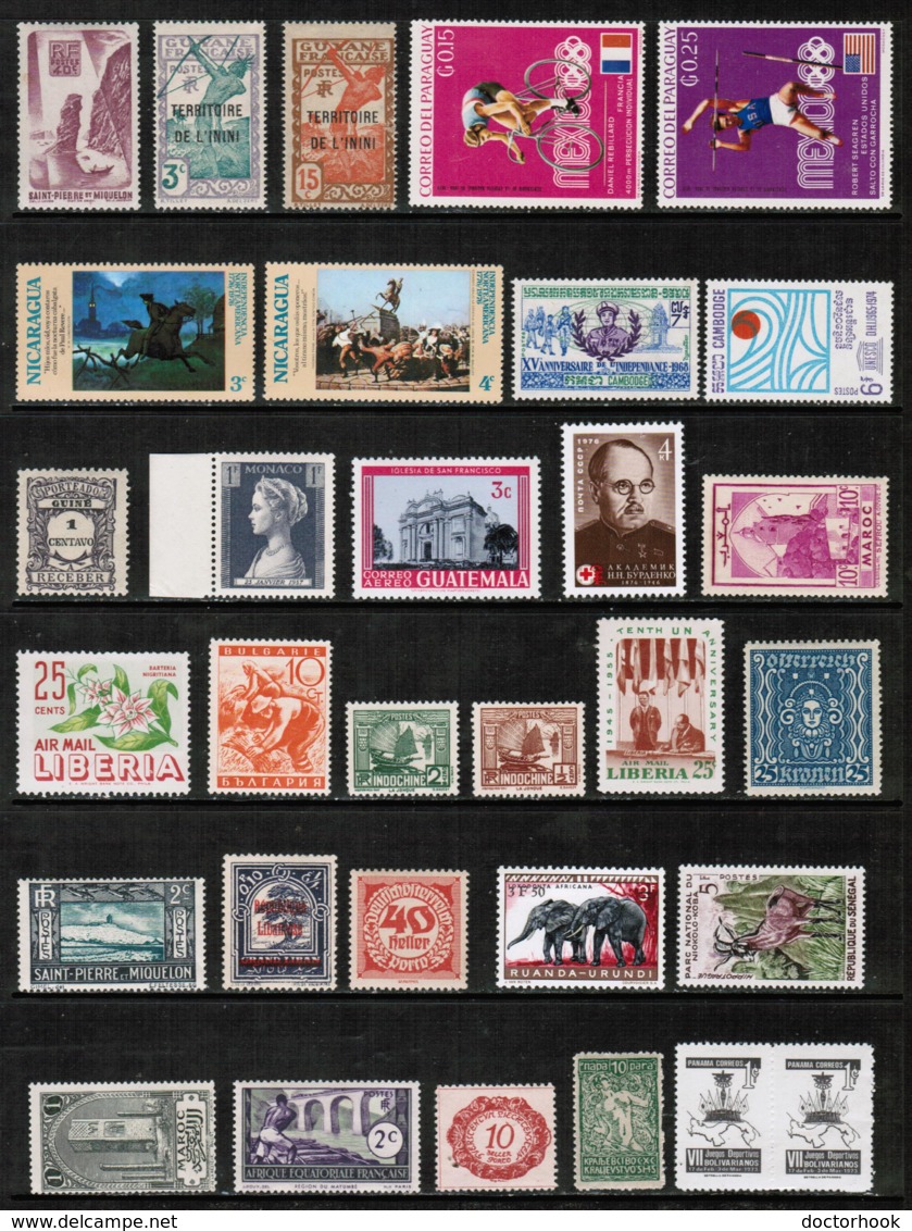 WORLDWIDE---Collection Of MINT NEVER HINGED DL-640 - Collections (without Album)