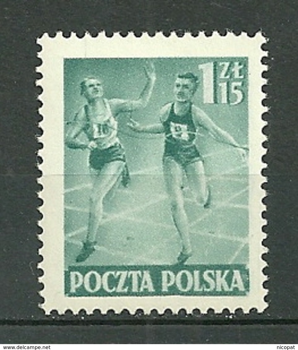 POLAND MNH ** 656 COUREURS à PIED. SPORT - Ungebraucht