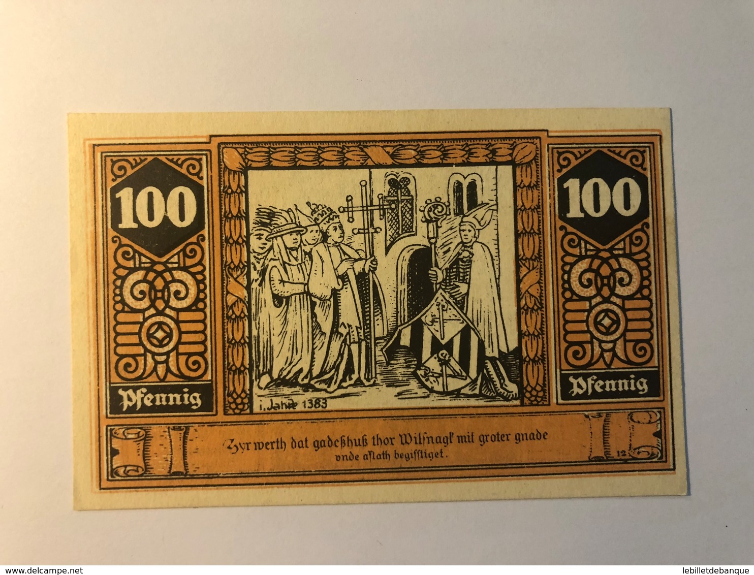 Allemagne Notgeld Wilsnack 100 Pfennig - Collections