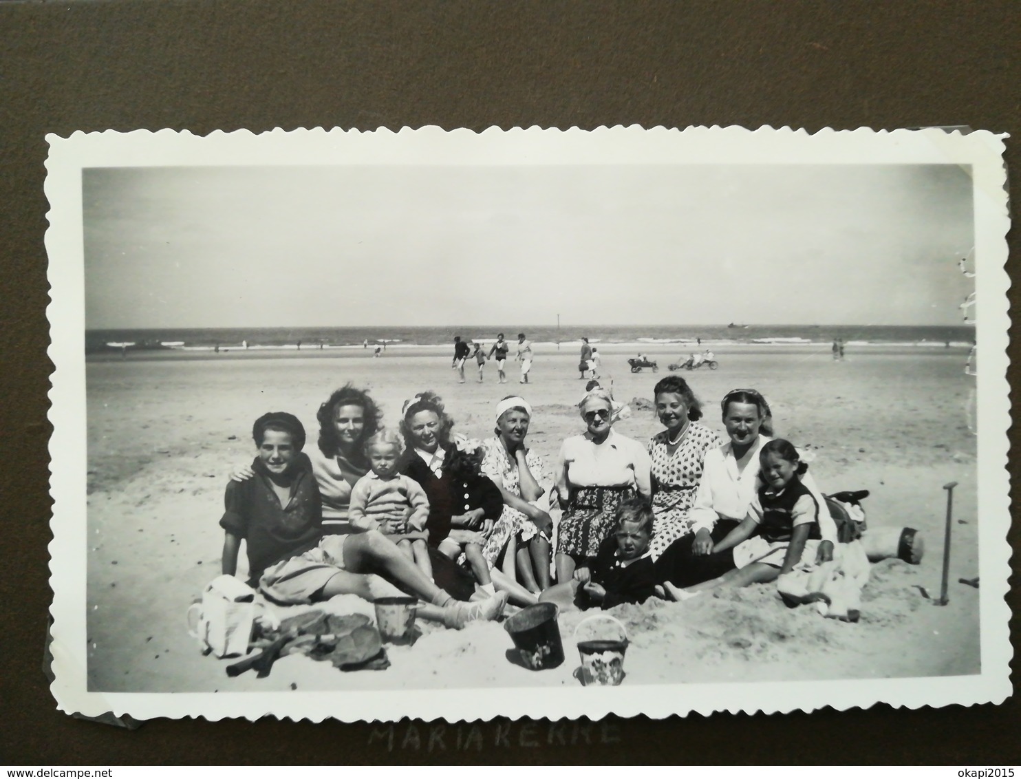 FLANDRE OCCIDENTAL OOSTENDE OSTENDE MARIAKERKE FURNES LA PANNE LOT 48 PHOTOS DE FAMILLES PLAGE MER