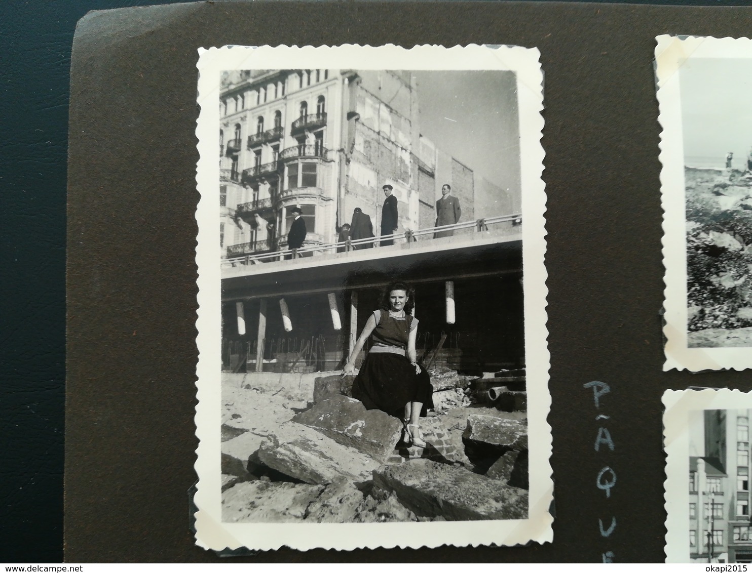 FLANDRE OCCIDENTAL OOSTENDE OSTENDE MARIAKERKE FURNES LA PANNE LOT 48 PHOTOS DE FAMILLES PLAGE MER