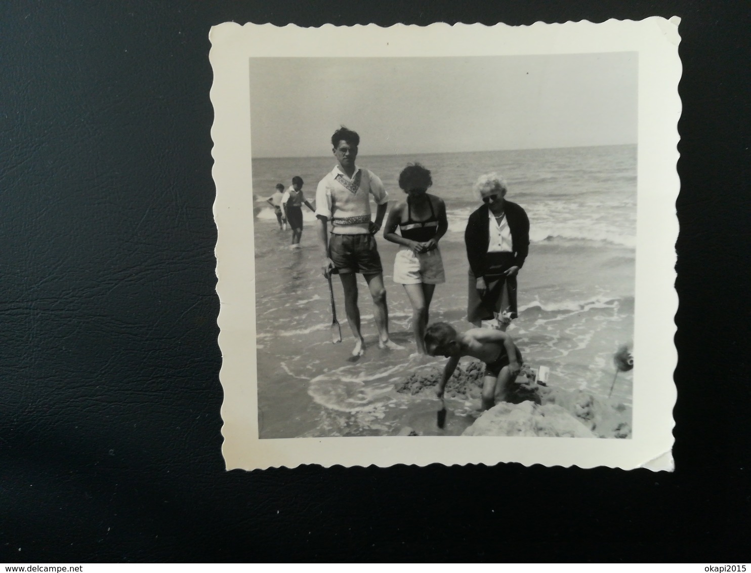 FLANDRE OCCIDENTAL OOSTENDE OSTENDE MARIAKERKE FURNES LA PANNE LOT 48 PHOTOS DE FAMILLES PLAGE MER