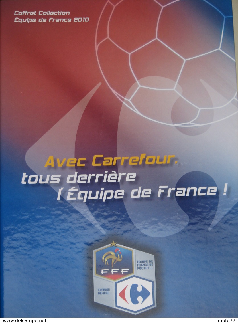 Album Collecteur Images Vignettes Cartes - CARREFOUR - Foot France - 2010 - Complet - Deportes
