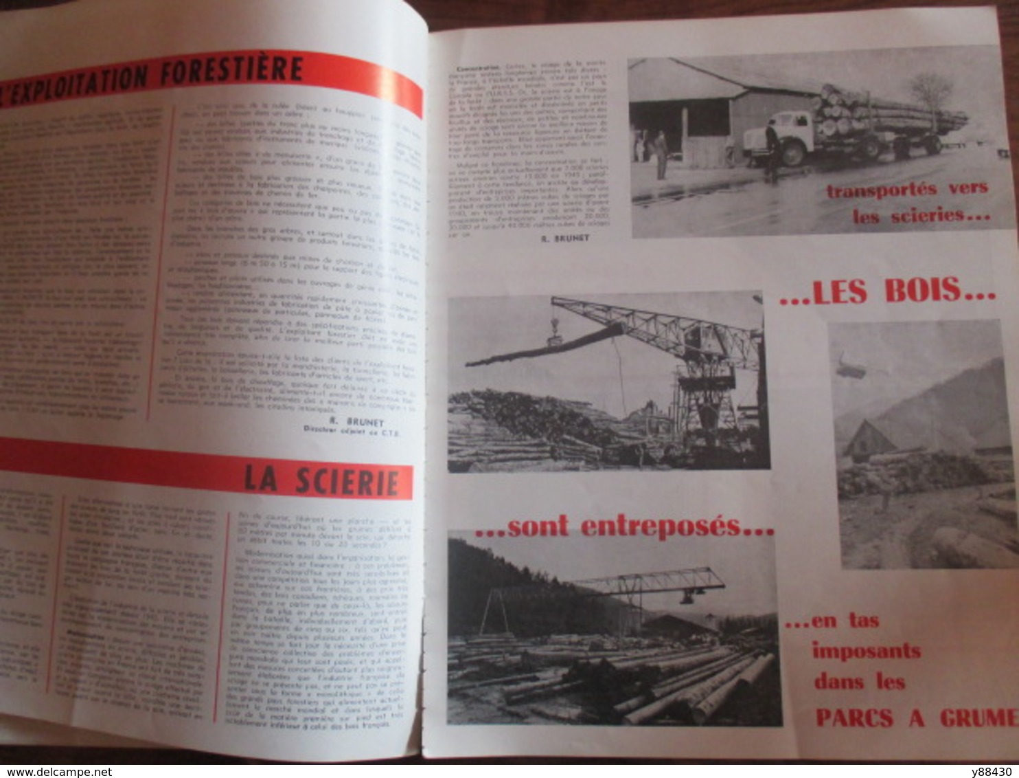 Catalogue sur LE BOIS - BOIS DE FRANCE - 1968 - Foire Forestière à EPINAL - dont: HOUOT / CUNY etc.... - voir 27 photos