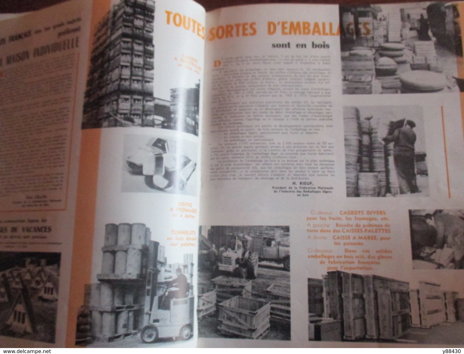 Catalogue sur LE BOIS - BOIS DE FRANCE - 1968 - Foire Forestière à EPINAL - dont: HOUOT / CUNY etc.... - voir 27 photos