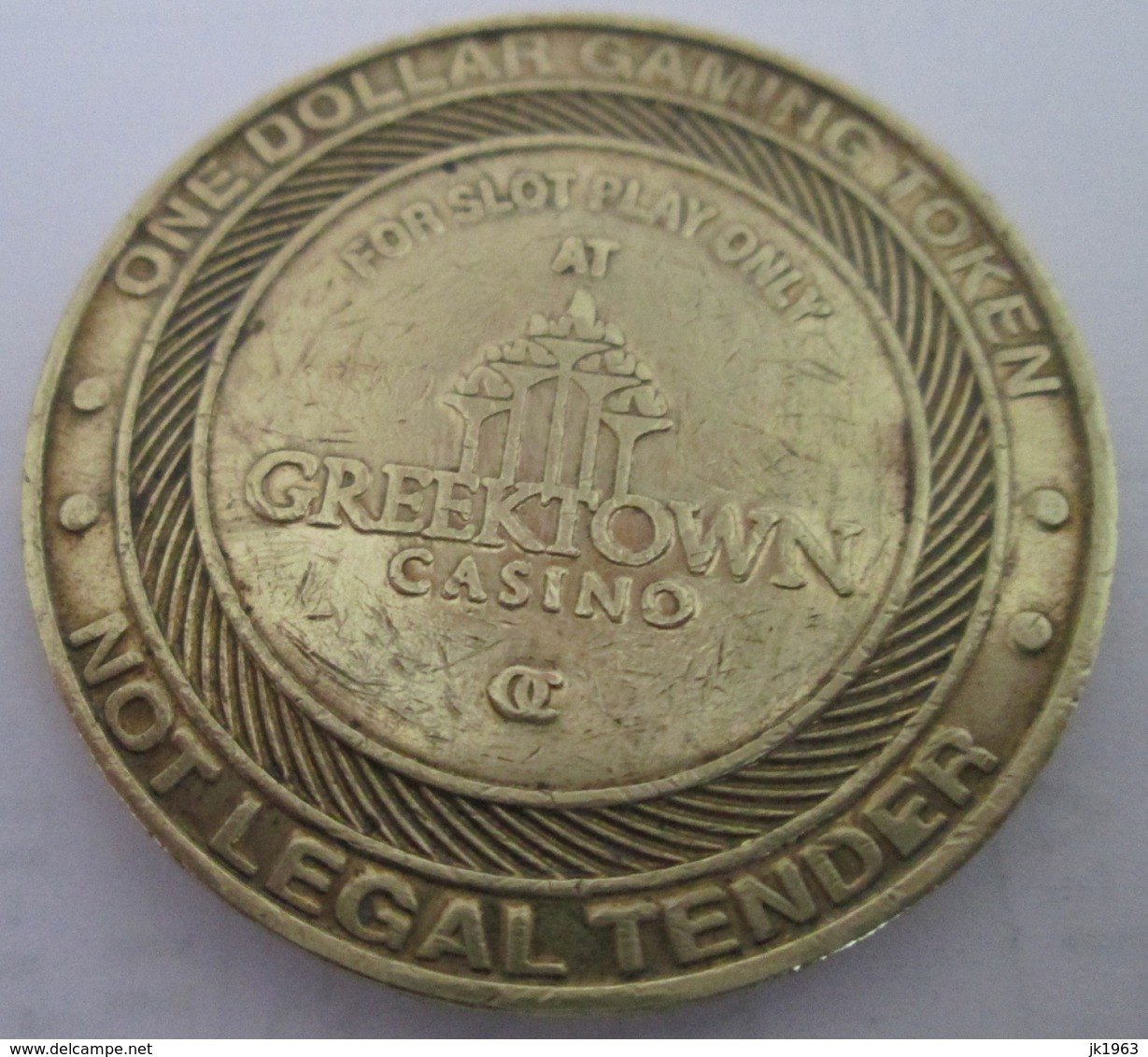 GREEKTOWN CASINO, DETRIOT, TOKEN  1$, - Casino