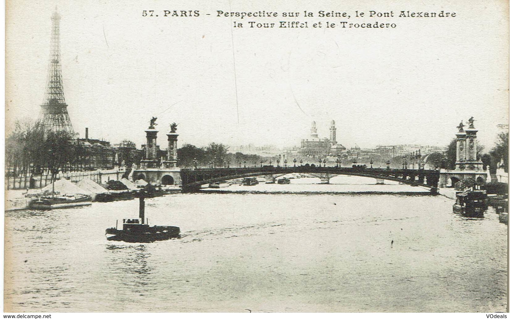 CPA - France - (75) Paris - Perspective Sur La Seine, Le Pont Alexandre - La Seine Et Ses Bords