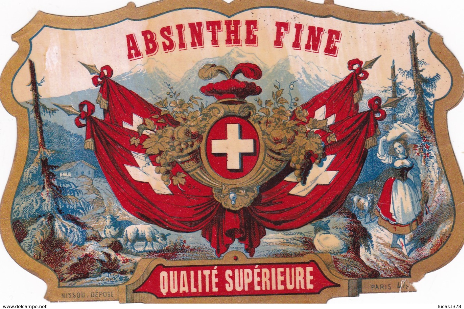 ABSINTHE FINE SUISSE / NISSOU / PARIS - Autres & Non Classés