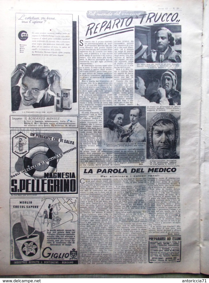 La Domenica Del Corriere 18 Maggio 1941 WW2 Sumatra Cavalli Trucco Bombe Londra - Oorlog 1939-45