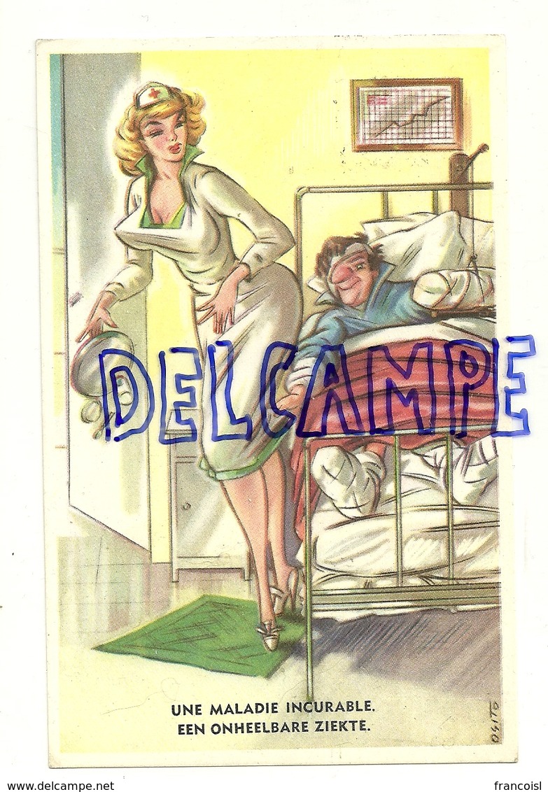 Humour. Une Maladie Incurable. JC 1961. Infirmière Sexy - Humour