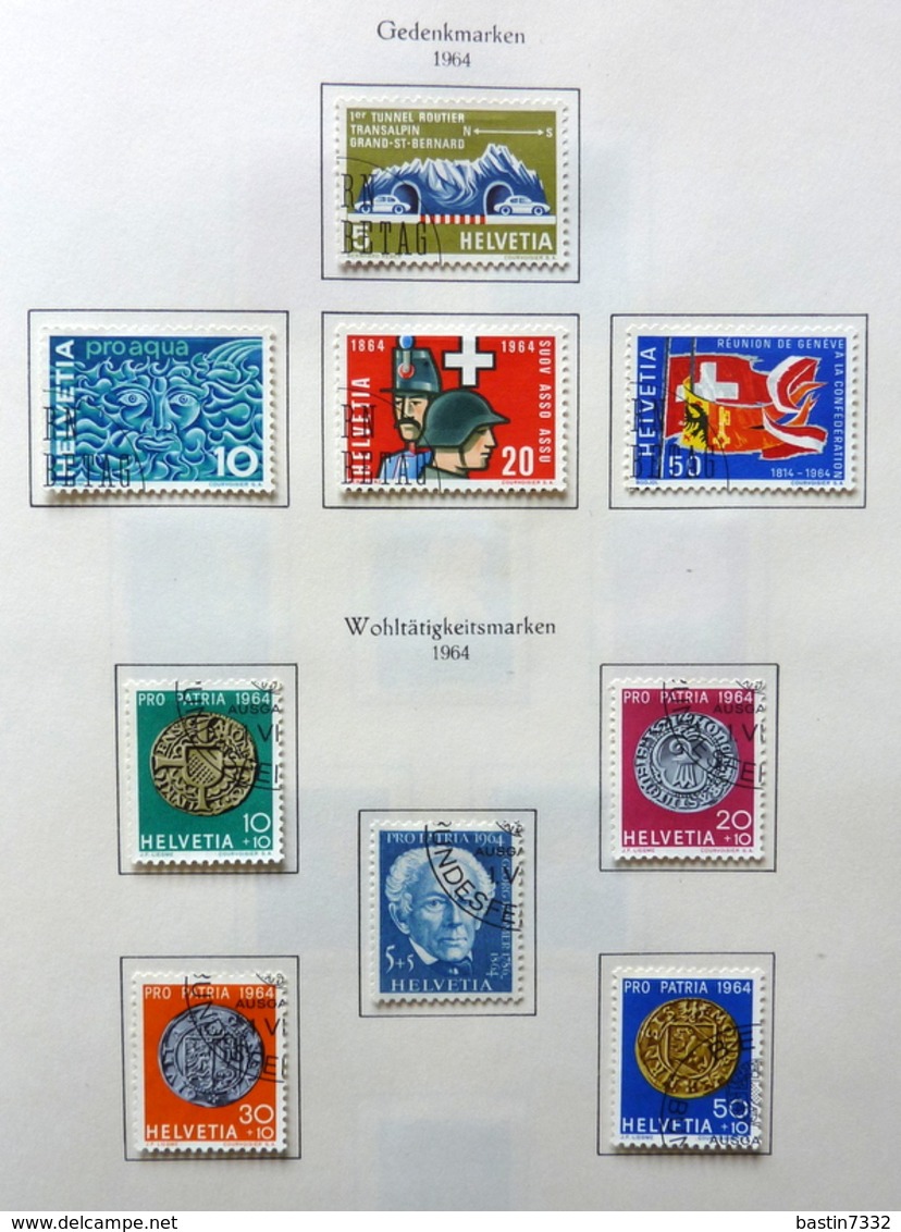 Switzerland/Suisse/Svizzera collection 1958-1989 in Ka-Be album used/gebruikt/oblitere